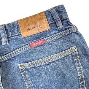 Wrangler Jeans Co Mens Dark Wash Straight Leg Denim Pants Size 30x30